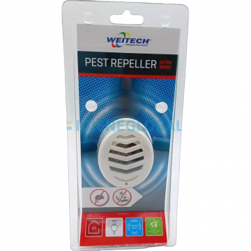 Repellente Per Topi A Ultrasuoni Con 4 Modalità E Alimentazione USB/Spina - Copertura 150 M²