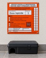 25 cartelli avviso derattizzazione, segnalatori punti esca topi, in PVC - immagine 3