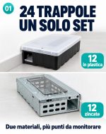 Trappole per topi, professionali, efficaci, per interni ed esterni. - immagine 2