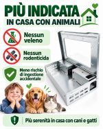 Trappola per topi vivi, ecologica, sicura per cani e gatti. - immagine 2