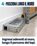 Trappola per catturare topi, no veleni, per casa, ufficio, supermercati, pizzerie, bar, ristoranti - immagine 5