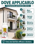 Anti-formiche, professionale, Insetticida-formiche, Cymina Plus, concentrato, 1Lt. - immagine 4