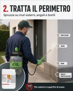 Anti zanzare, anti insetto, insetticida potente, disinfestazione professionale: Cymina Plus da 5 Litri - immagine 3