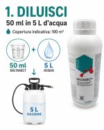 Deltametrina, insetticida inodore, per interni, disinfestazione blatte, formiche in hotel, ristoranti. Flacone 1 Litro - immagine 2