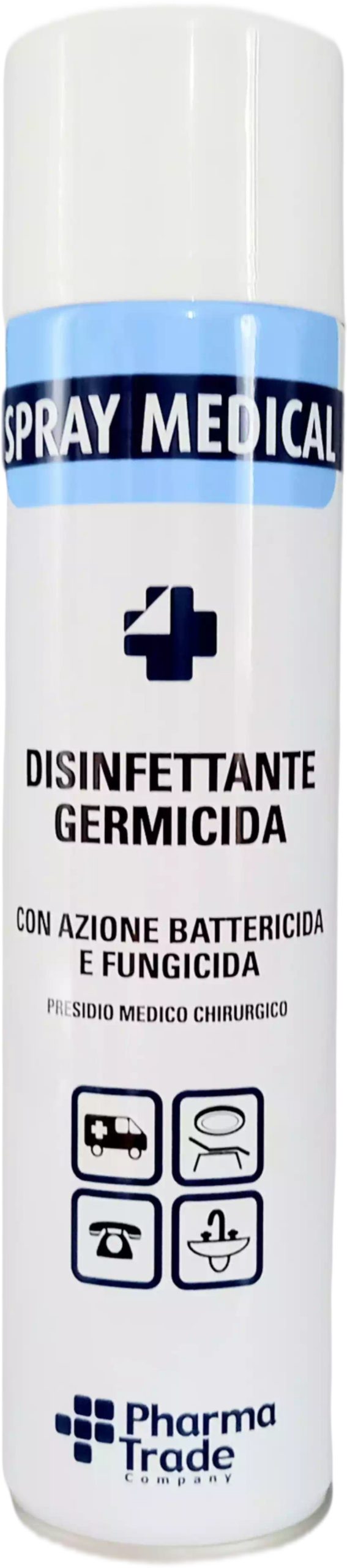 Disinfettante per ambienti interni, materassi, impianti condizionamento, studi medici, estetisti, da 400 ml: Spray Medical Disinfettante per ambienti interni, materassi, impianti condizionamento, studi medici, estetisti, da 400 ml: Spray Medical - immagine 1
