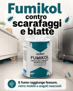 Fumogeno insetticida per scarafaggi in casa, antiparassitario, elimina insetti. - immagine 2