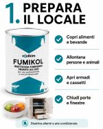 Fumogeno insetticida per scarafaggi in casa, antiparassitario, elimina insetti. - immagine 4