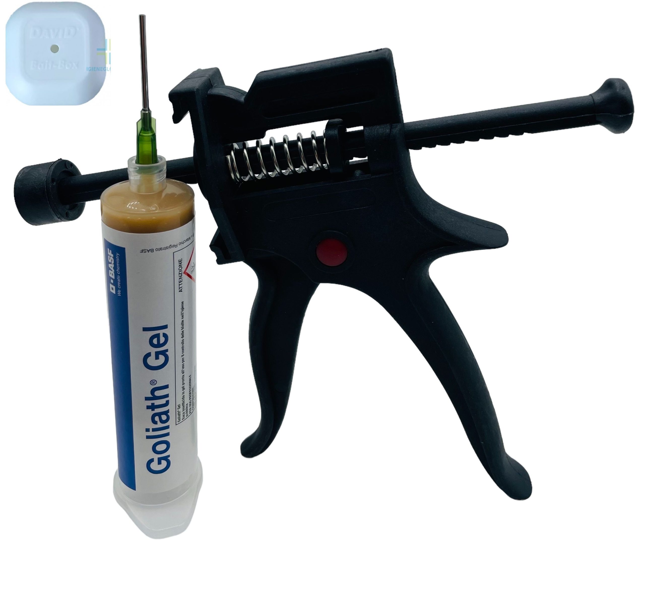Goliath gel Scarafaggi New, elimina la blatta germanica in 24 ore. Kit con pistola e contenitore porta gel Goliath gel Scarafaggi New, elimina la blatta germanica in 24 ore. Kit con pistola e contenitore porta gel - immagine 1