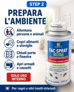 Insetticida aerosol per ragni in casa, autosvuotante. bomboletta da 150 ml: Tac Spray Ultra - immagine 3