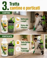 Insetticida anti scarafaggio| pozzetti fognari, tombini, cantine, porticati: Geracyp 10 - immagine 4