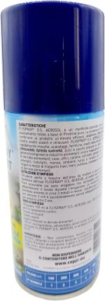 Insetticida elimina mosche, scarafaggi, formiche, insetti striscianti e volanti, autosvuotante: COPYR FLYSPRAY 150 ml - immagine 3