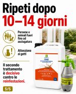 Insetticida elimina pulci pronto all'uso per casa, esterni e giardino. Tanica 5 Litri - immagine 6