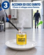 Insetticida fumogeno, per blatte e scarafaggi in casa: COPYR SMOKE da 30 grammi - immagine 4