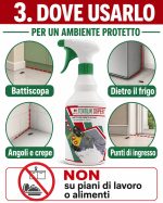 Insetticida per formiche a base di piretro naturale, pronto all'uso, nebulizzabile: Toxolin Super - immagine 5