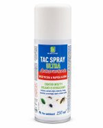 Insetticida per pappataci e zanzare in casa, aerosol, autosvuotante bomboletta da 150 ml: Tac Spray Ultra