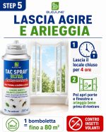 Insetticida per pappataci e zanzare in casa, aerosol, autosvuotante bomboletta da 150 ml: Tac Spray Ultra - immagine 6