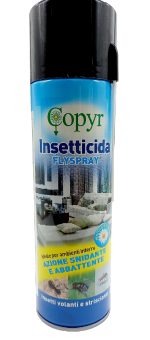 Insetticida per pesciolini d'argento, insetti della polvere, con piretro, con cannuccia: FLYSPRAY