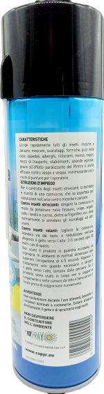 Insetticida per pesciolini d'argento, insetti della polvere, con piretro, con cannuccia: FLYSPRAY - immagine 2
