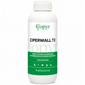 Veleno per porcellini di terra in casa e giardino, insetticida concentrato residuale: Ciperwall T2 1 litro