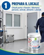 Insetticida scarafaggi e insetti in casa, fumogeno: Actifum da 30 grammi - immagine 2