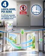 Insetticida scarafaggi e insetti in casa, fumogeno: Actifum da 30 grammi - immagine 5