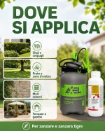 Insetticida zanzare da esterno, Cymina Plus, 1 Litro, pompa a pressione per disinfestazioni, 5 Litri - immagine 3