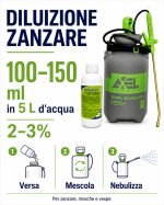 Kit disinfestazione con piretro anti-zanzare, pompa a pressione ed insetticida - immagine 4