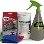 Kit Igiene Bagno: Cloro Pastiglie 1kg + Flacone + Microfibra