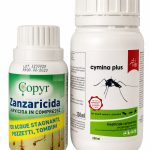 Pastiglie anti-zanzare, larvicida, con insetticida adulticida Cymina Plus