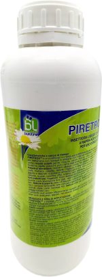 Piretrox, insetticida liquido abbattente, a base di piretro, per disinfestazione insetti volanti e striscianti. Flacone 1 Lt.