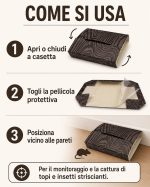 Trappola Adesiva per Scarafaggi e Topi | Unica Soluzione Multi-Cattura per Interni - immagine 4