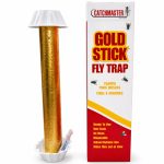 Trappola collante per mosche, con adescante alimentare: Gold Stick Fly Trap