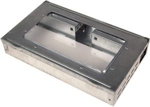 Trappola multicattura topi, scarafaggi, zincata in metallo, norma HACCP