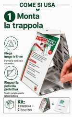 Trappola per anobio del pane, collante con 2 feromoni compresi - immagine 2