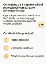 Trappola per pesciolini d'argento, ecologica, per casa, ufficio, professionale. - immagine 4