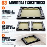 Trappole per piccoli topi, collanti, adesive con attrattivo alimentare, derattizzazione ecologica: 5 set da 2 trappole - immagine 3